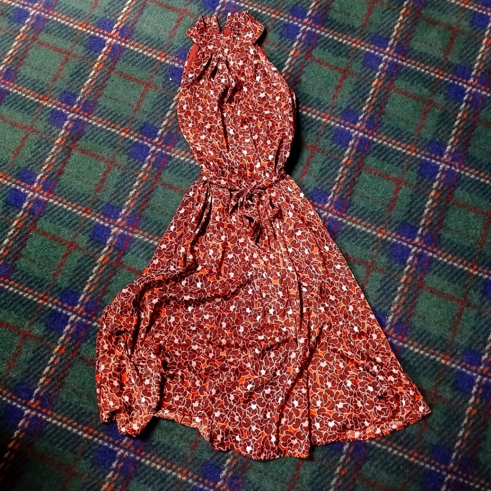 Banana Republic silk dress. High collar. Size xxsp